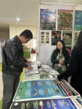 Staff of the Board participated during the exhibition