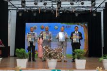 Relasing of Poster on Asian Water Bird & its Catchment Areas by the Dignitaries