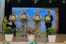 Relasing of Poster on World Cup Insects  by the Dignitaries